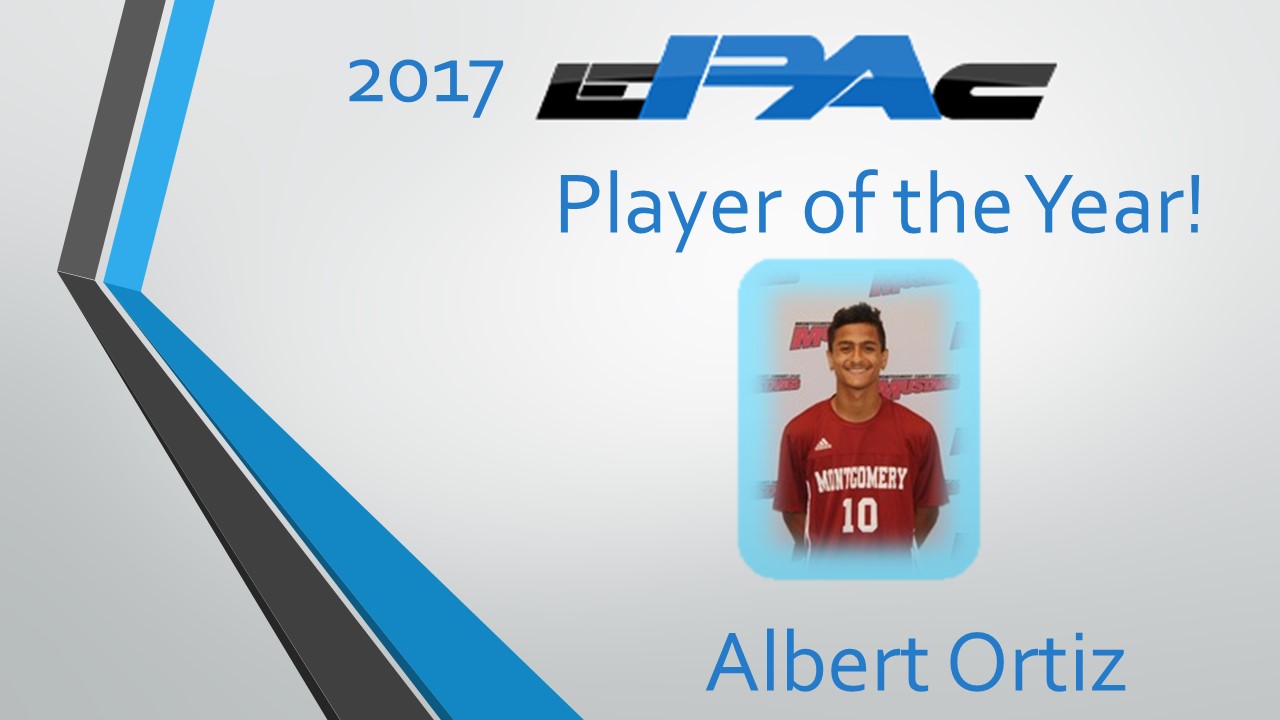 Men's Soccer: Albert Ortiz 2017 EPAC Player of the Year