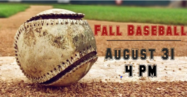 Fall Baseball Practice Information