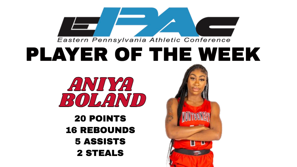 ANIYA BOLAND NAMED EPAC PLAYER OF THE WEEK