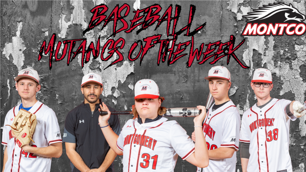 Montgomery County Community College Athletics Announces Baseball Mustangs of the Week!