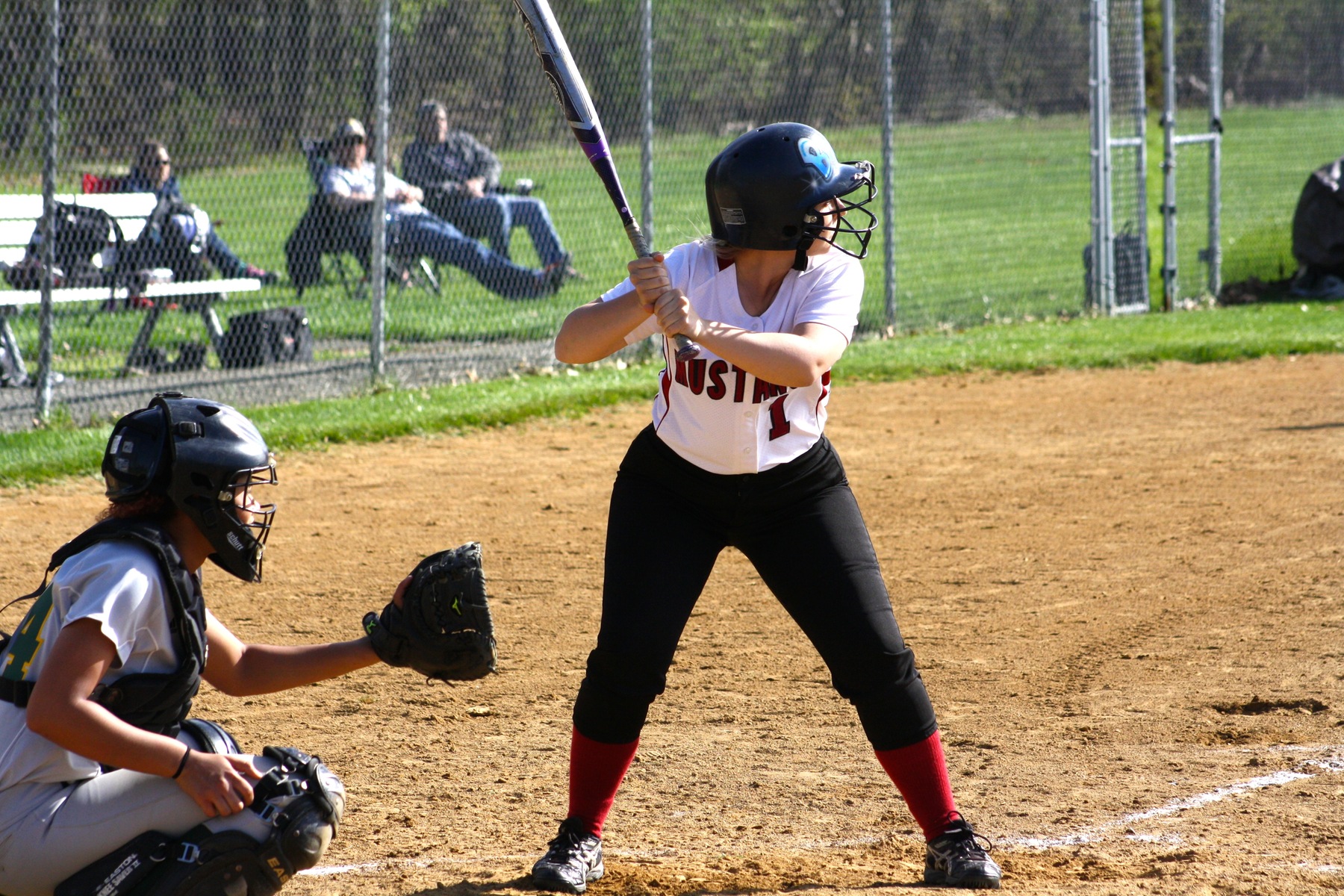 Mustangs Softball: Mustangs Lose to Lions (Game 1)