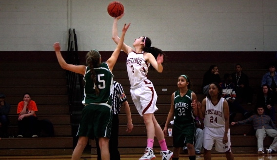 Ocean Sails Past Mustangs